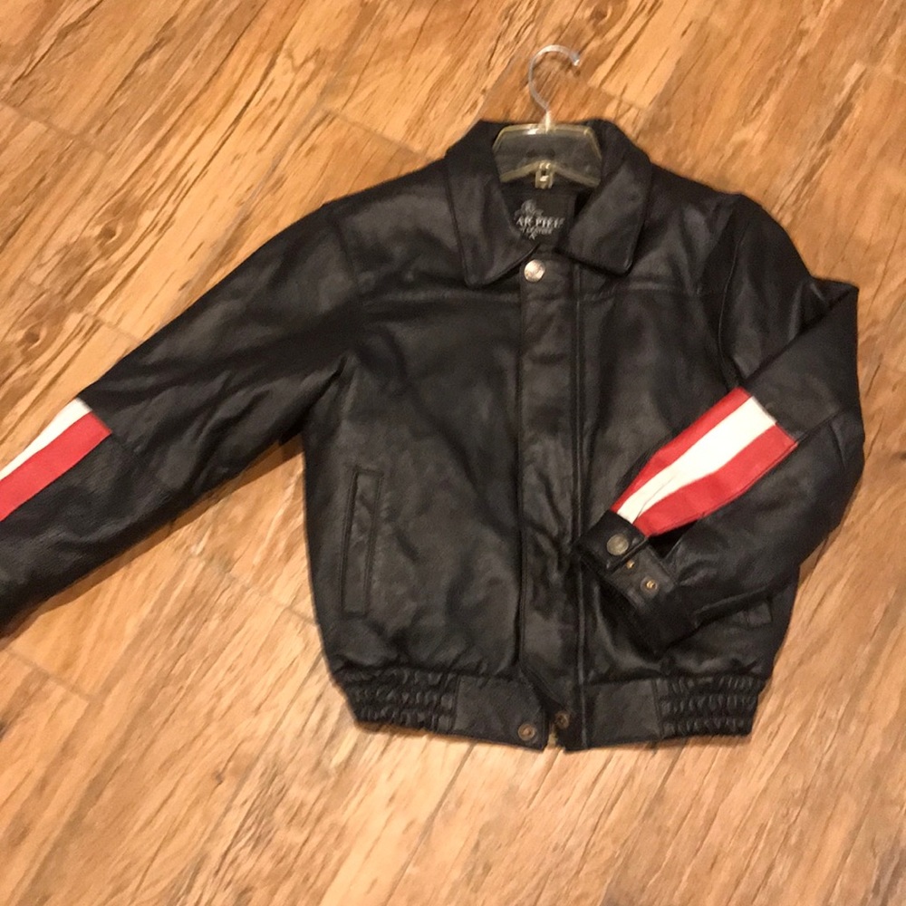 Boys leather jacket!!